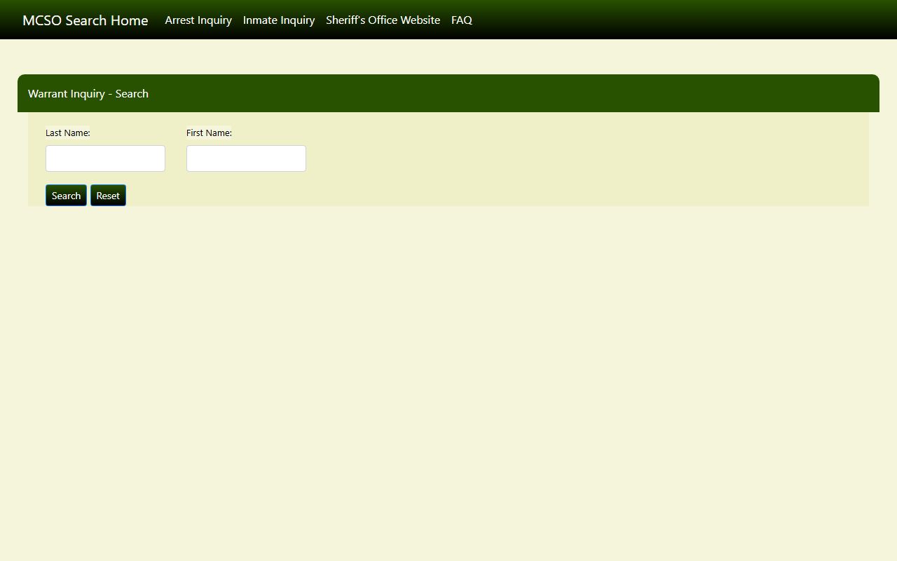 Mecklenburg County warrant search for Charlotte bench warrants