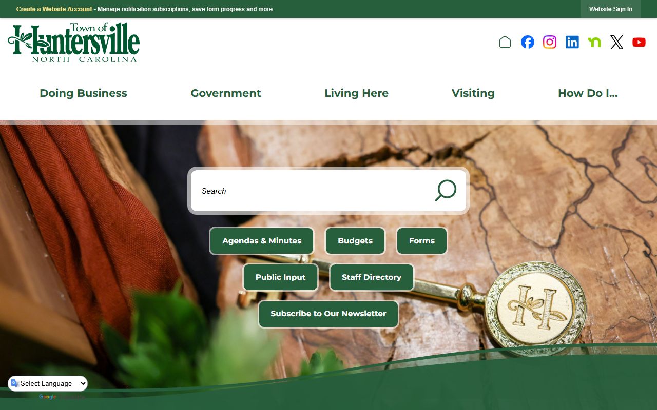 Huntersville Police Department bench warrant records