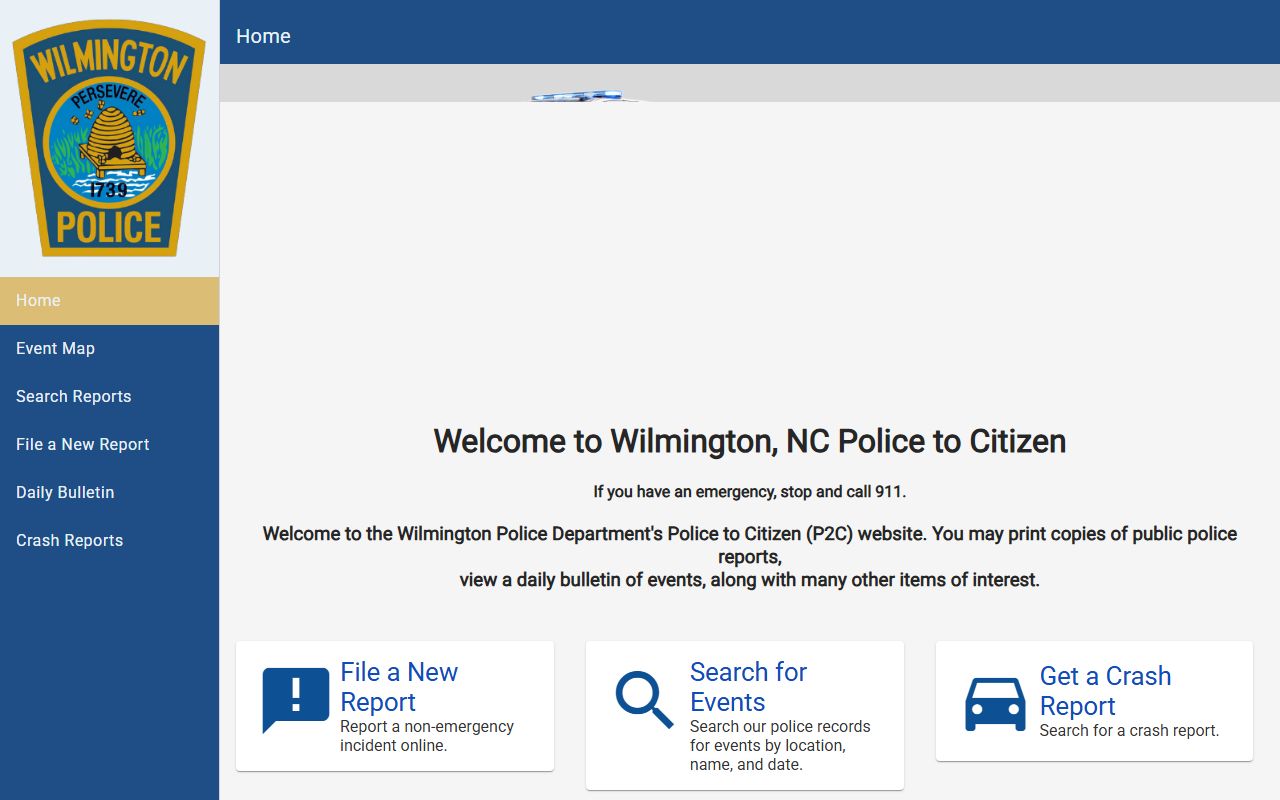 Wilmington Police Department bench warrant information